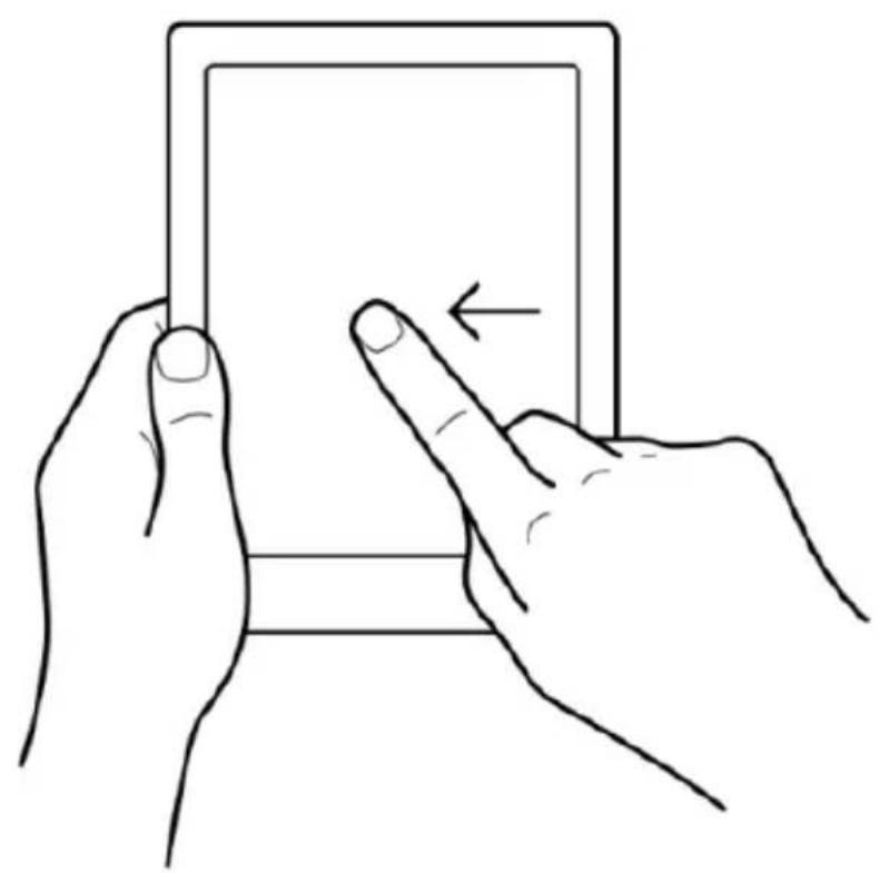 KOBO Sage - Utiliser l'écran tactile - 1