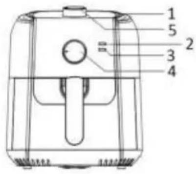 Emerio Smart Fryer AF123543 - PARTS DESCRIPTION - 1