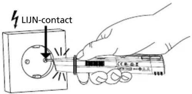 Beha-Amprobe NCV1020EUR - Stopcontact testen: - 1