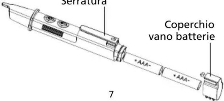 Beha-Amprobe NCV1020EUR - Sostituzione della batteria - 1