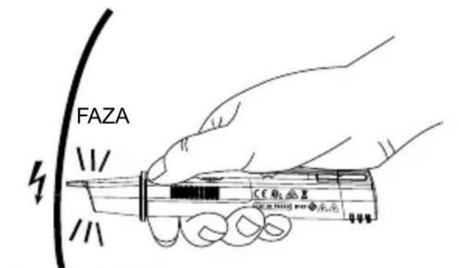 Beha-Amprobe NCV1020EUR - Sprawdzanie przerwania zyly i kabla: - 1