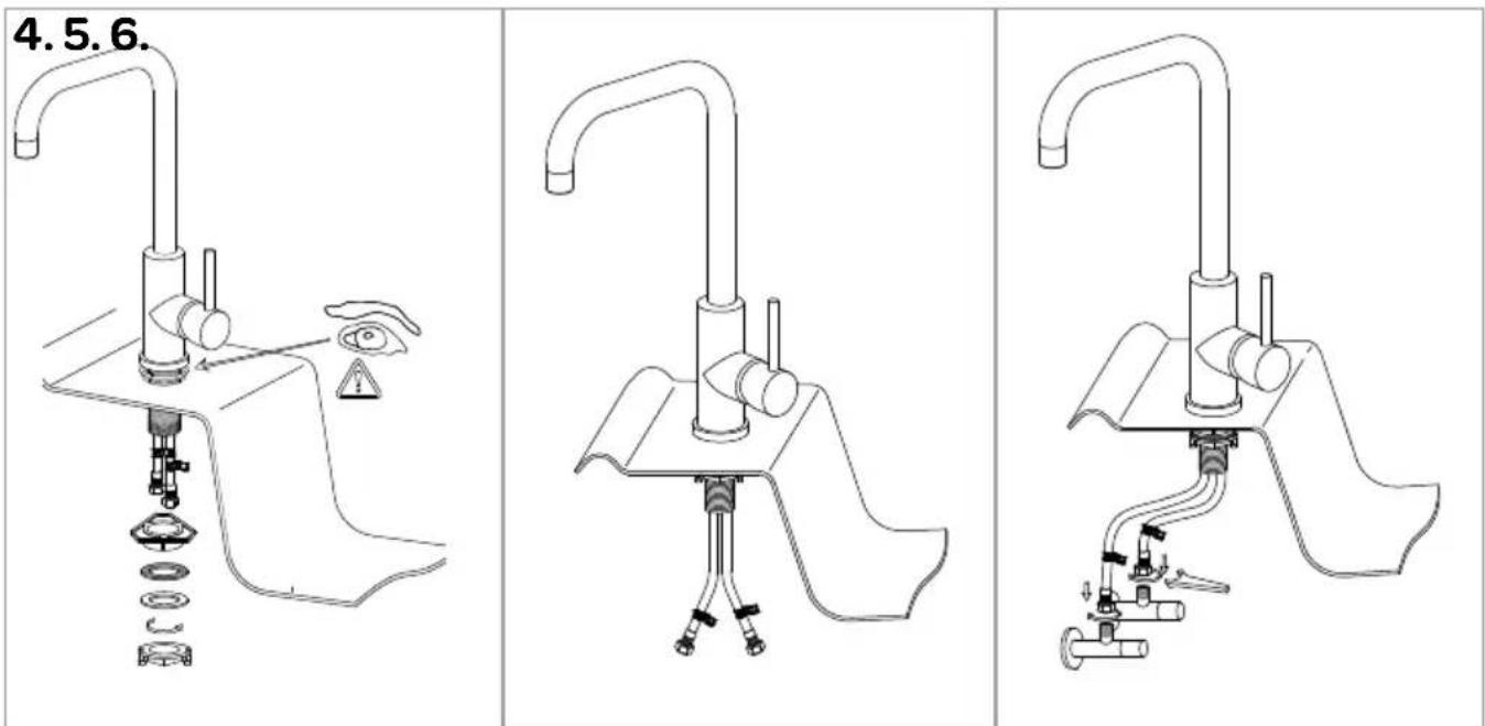 INVENTUM IMK501ZWA - installation of the mixer tap - 2
