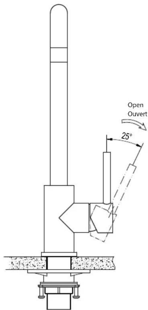 INVENTUM IMK501ZWA - Bedienung der Mischbatterie - 2