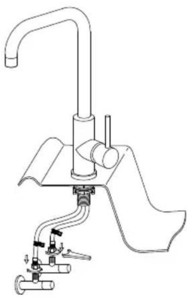 INVENTUM IMK501ZWA - installment van de(AP) mengkraan - 6