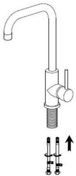 INVENTUM IMK501ZWA - installment van de(AP) mengkraan - 3