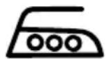 SILVERCREST SDBS 2400 C1 - Symbole type de repassage - 3