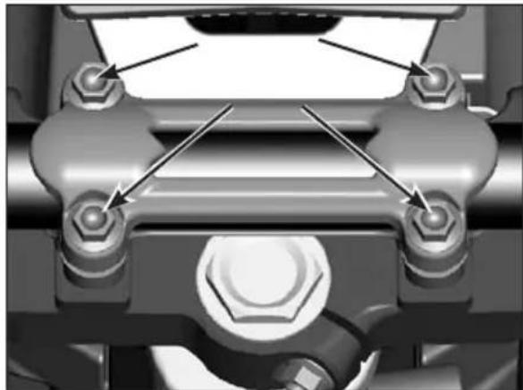 Beta RR 2T 250 (2021) - Réglage du GUIDON réglage de la position cavalier - 3
