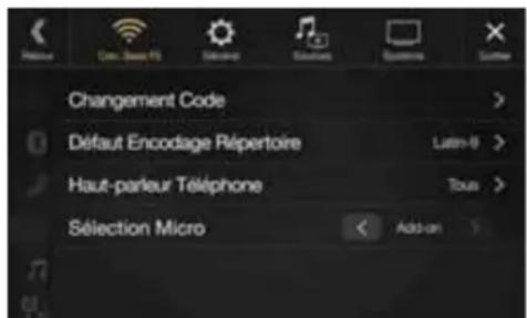 ALPINE X903DDU8 - Réglages Téléphone - 1