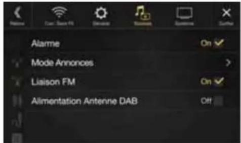 ALPINE X903DDU8 - Réglages de DAB - 1
