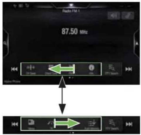 ALPINE X903DDU8 - Exemple d'écran Radio principal - 1