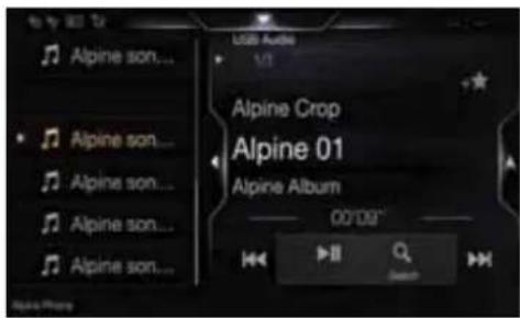ALPINE X903DDU8 - Basculement de l'écran des sources audio sur un écran spécifique - 4