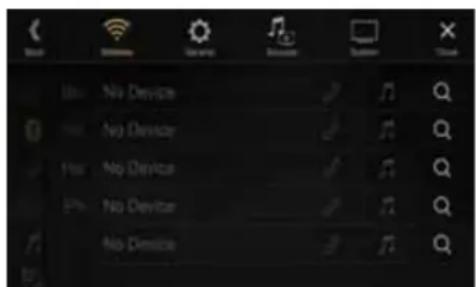 ALPINE X903DDU8 - Appuyez sur la touche [Q] (Recherche) en regard de «No Device». - 1