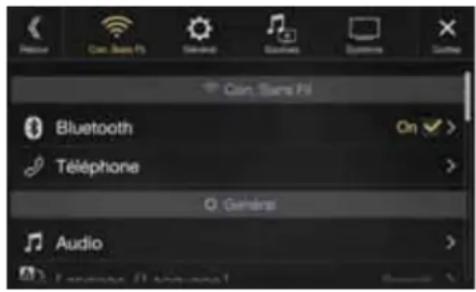 ALPINE X903DDU8 - Réglages Bluetooth - 1