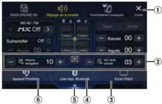 ALPINE X903DDU8 - À propos des réglages des raccourcis - 2
