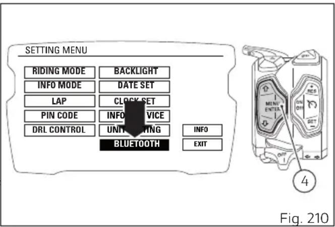 DUCATI XDiavel Dark (2022) - Configurations dispositifs Bluetooth - 1