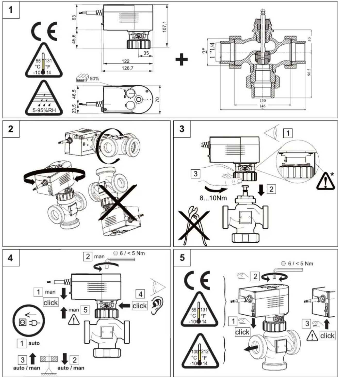 Baxi Platinum BC iPlus V200 - Montagem da válvula de inversão - 2