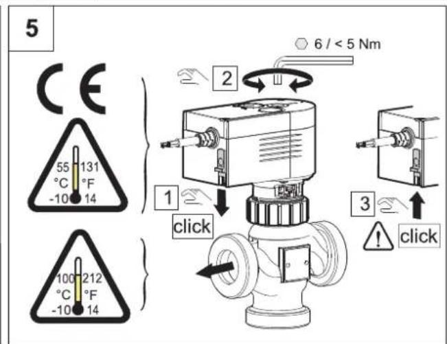 Baxi Platinum BC iPlus V200 - Monteren van de omkeerklep - 6