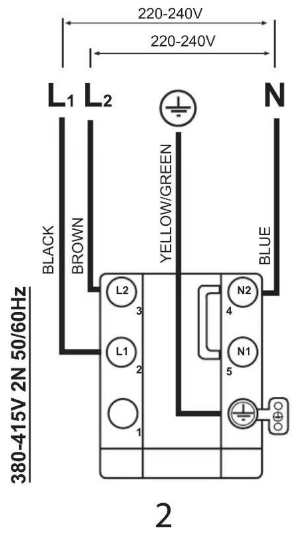 Airforce Aspira - Electrical connection diagram - 2