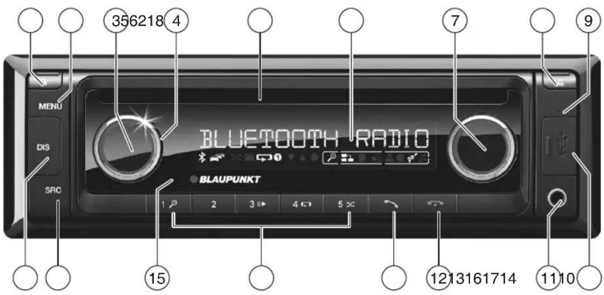 BLAUPUNKT Barcelona 270 BT - Information: - 1
