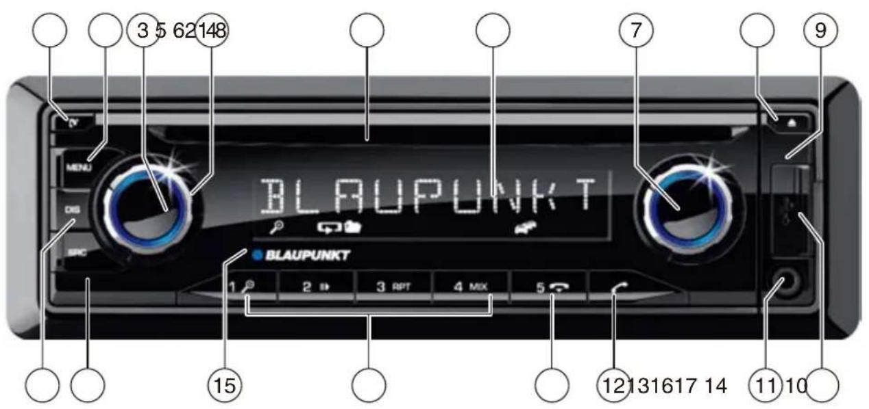 BLAUPUNKT Barcelona 270 BT - Pasma w USA: - 19