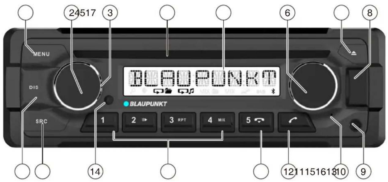 BLAUPUNKT Barcelona 270 BT - Mål og vægt - 12