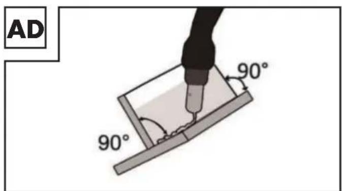 PARKSIDE PSGS 120 A1 - Welds on an inner edge - 2