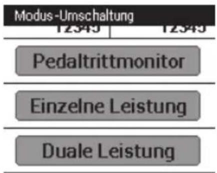 PIONEER SGYLT80 - Falls linker und rechter Sensor ausgewählt sind, tippen Sie auf [Duale Leistung]. - 1