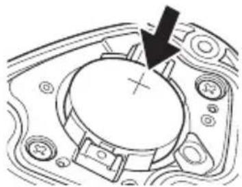 PIONEER SGYLT80 - Install the new battery (CR2032). - 1