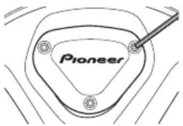 PIONEER SGYLT80 - Entfernen Sie die Abdeckung. - 1
