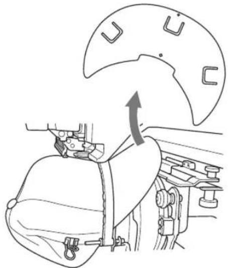 BABY LOCK Array - Removing the cap frame - 2