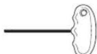 BABY LOCK Array - Allen screwdriver (large) Allen screwdriver (medium) - 1