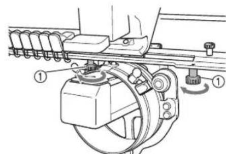 BABY LOCK Array - Installing the embroidery frame holder - 4