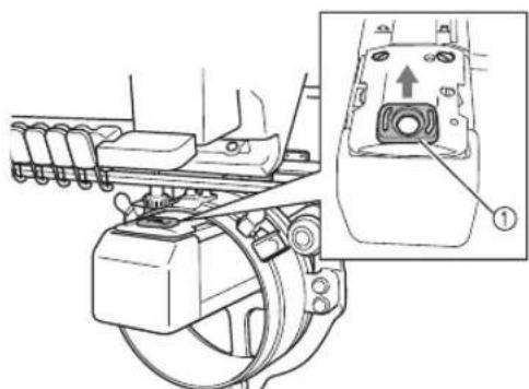BABY LOCK Array - Installing the embroidery frame holder - 2