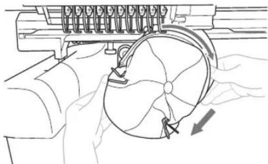 BABY LOCK Array - Removing the cap frame - 5