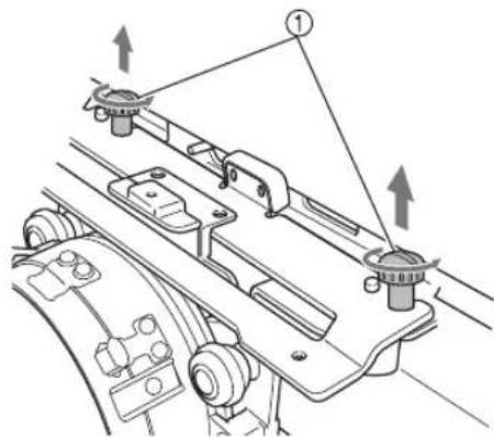 BABY LOCK Array - Installing the embroidery frame holder - 6
