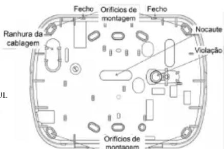 DSC HS2LCDWFP9 - Desmontagem do teclado - 1