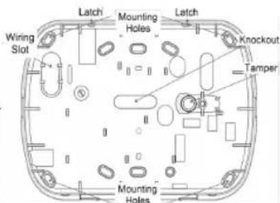 DSC HS2LCDWFP9 - Mount and Wire Keypad - 1