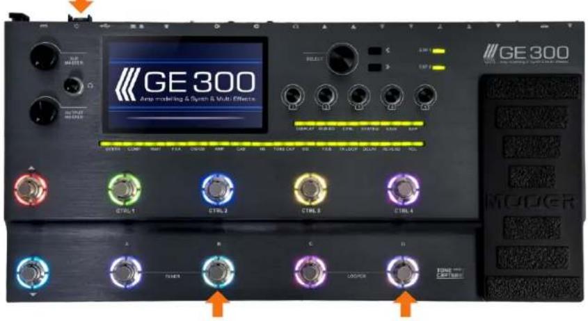 Mooer GE300 - Mise à jour du firmware - 1