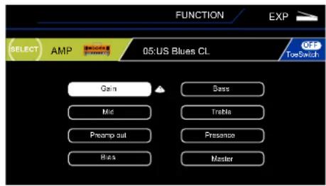 Mooer GE300 - FUNCTION (fonction) - 1