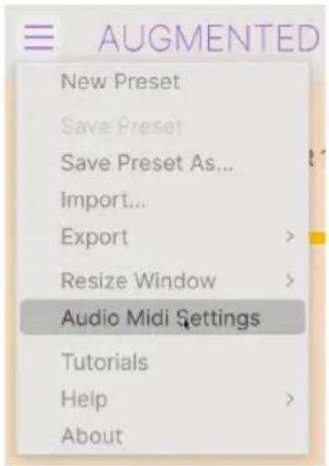 Arturia Augmented STRINGS Intro - Audio and MIDI settings - 才一デイ才と MIDIの設定 - 1