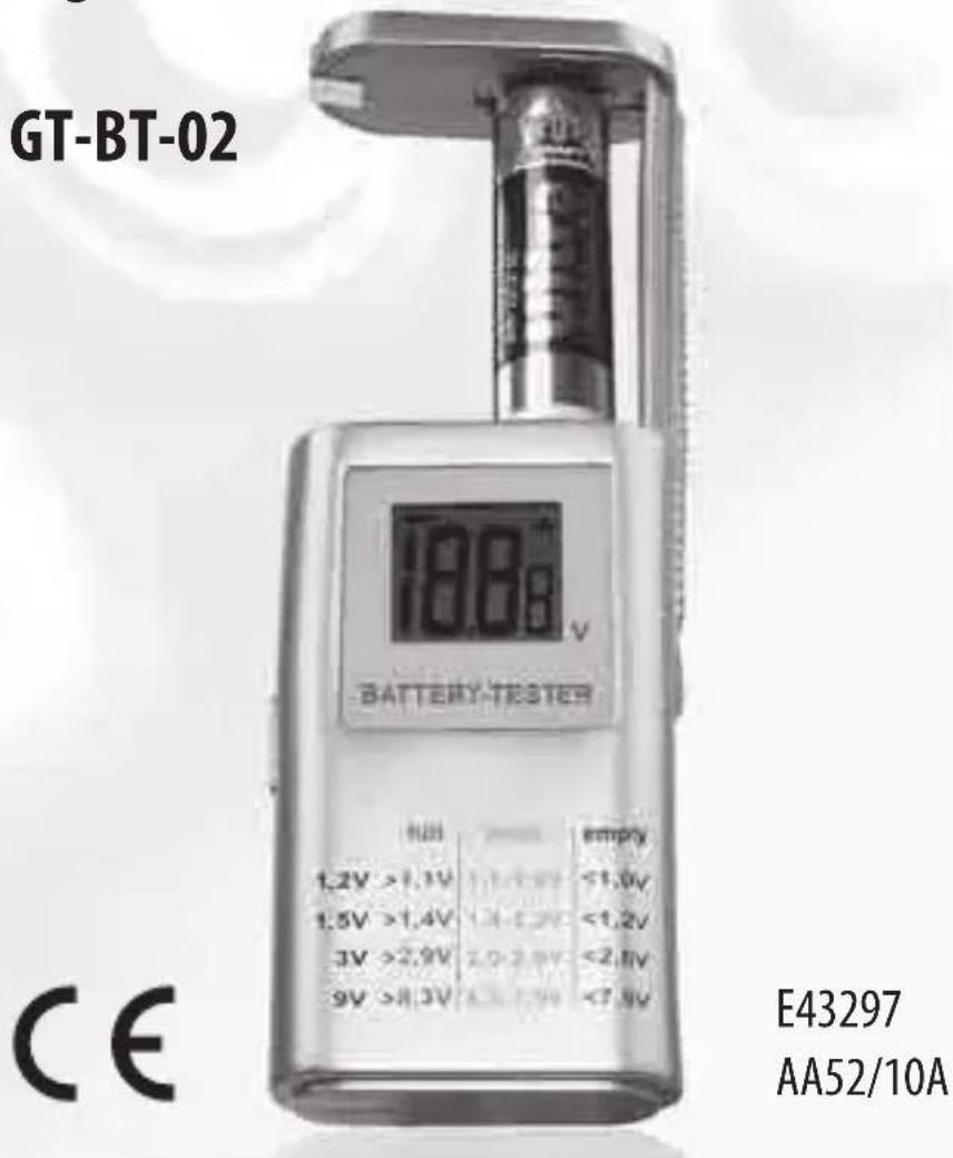 GlobalTronics GTBT02 - GEBRUIKSAANWIJZING MODE D'EMPLOI BEDIENUNGSPANLEITUNG - 1