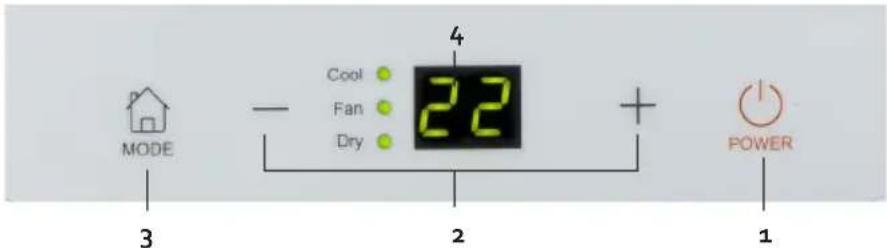 PRIMO PR577AC - BEDIENPANEL - 1