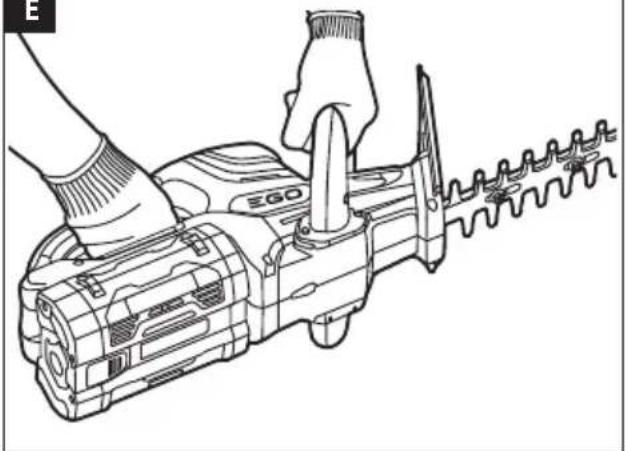EGO HT2401E - CORDLESS HEDGE TRIMMER - 3