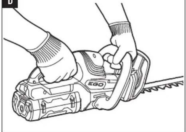 EGO HT2401E - CORDLESS HEDGE TRIMMER - 1