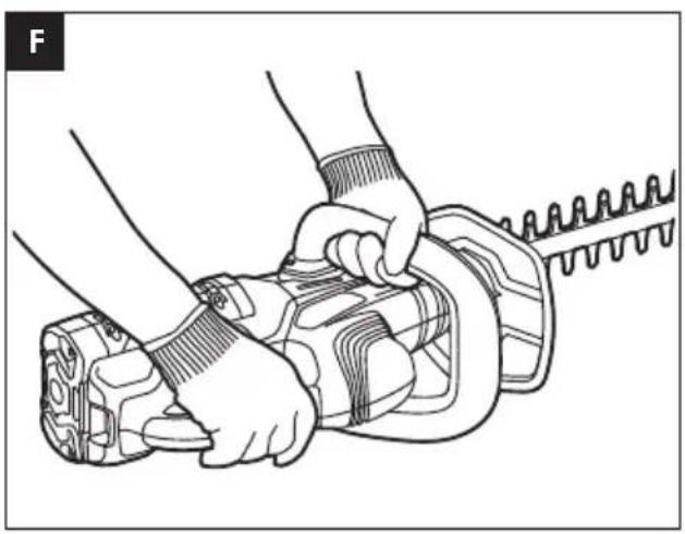 EGO HT2401E - CORDLESS HEDGE TRIMMER - 4