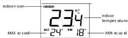 TECHNOLINE WS 9136 - INDOORTEMPERATURE AND MIN/MAX RECORDS - 1