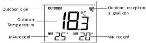 TECHNOLINE WS 9136 - OUTDOOR TEMPERATURE AND MIN/MAX RECORDS - 1