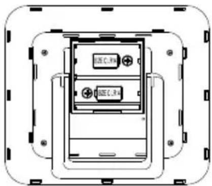 TECHNOLINE WS 9273 - TO INSTALL AND REPLACE BATTERIES IN THE WEATHER STATION - 2