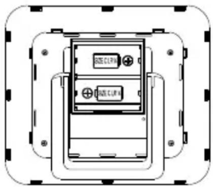 TECHNOLINE WS 9273 - EINLEGEN UND ERSETZEN DER BATTERIEN IN DER WETTERSTATION - 2