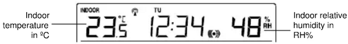 TECHNOLINE WS 9273 - INDOOR TEMPERATURE/HUMIDITY DATA - 1